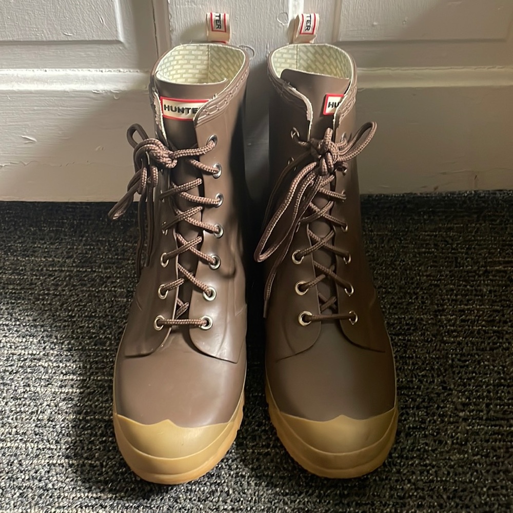 Hunter lace up Rain-boots